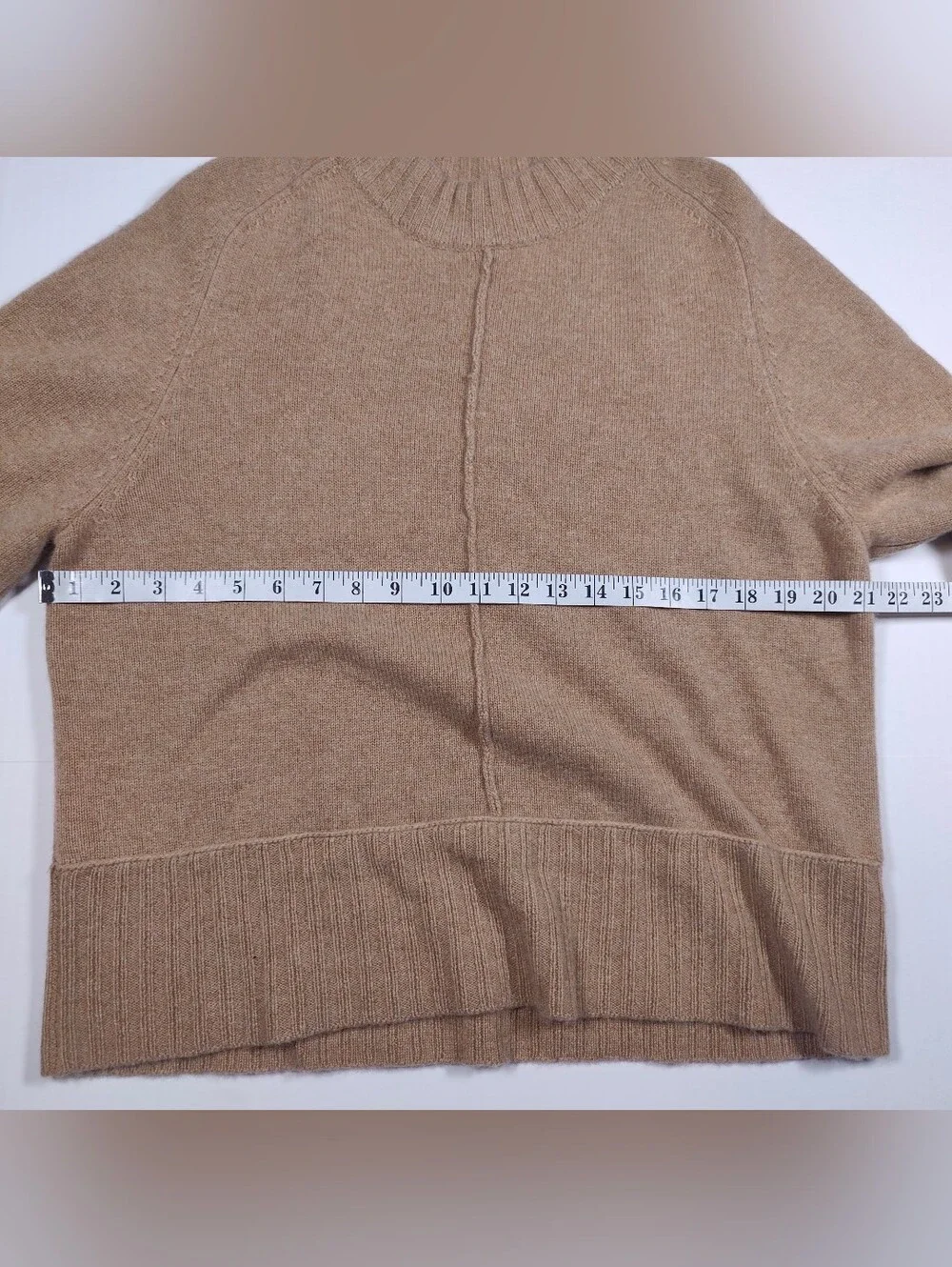 Maeve Anthropologie Beige 100% Cashmere Oversized Sweater Size XS (~M Reg)